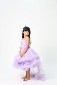 ZIP ZAP ZOOP Girls Dress Lilac Exaggerated Party Dress Layered Dress