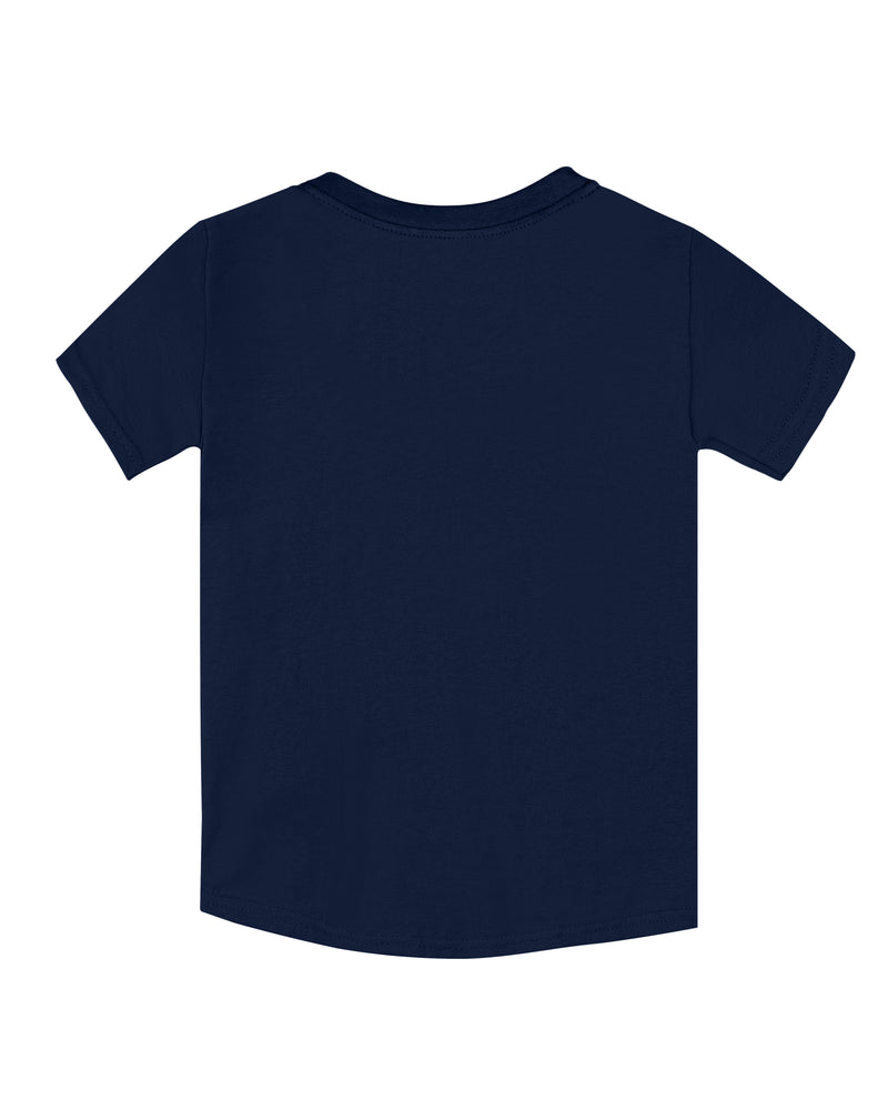 Pack of 2 Lilac-Astronaut & Navy Blue-Shark Print Cotton T-shirt