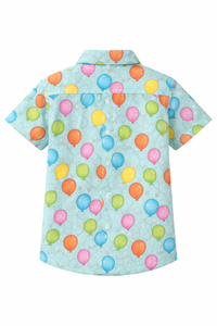BOYS BALLOON PRINT SUMMER SPECIAL SHIRT