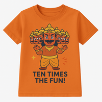 Kids Dusshera T-Shirt With Ravana - Ten Times The Fun