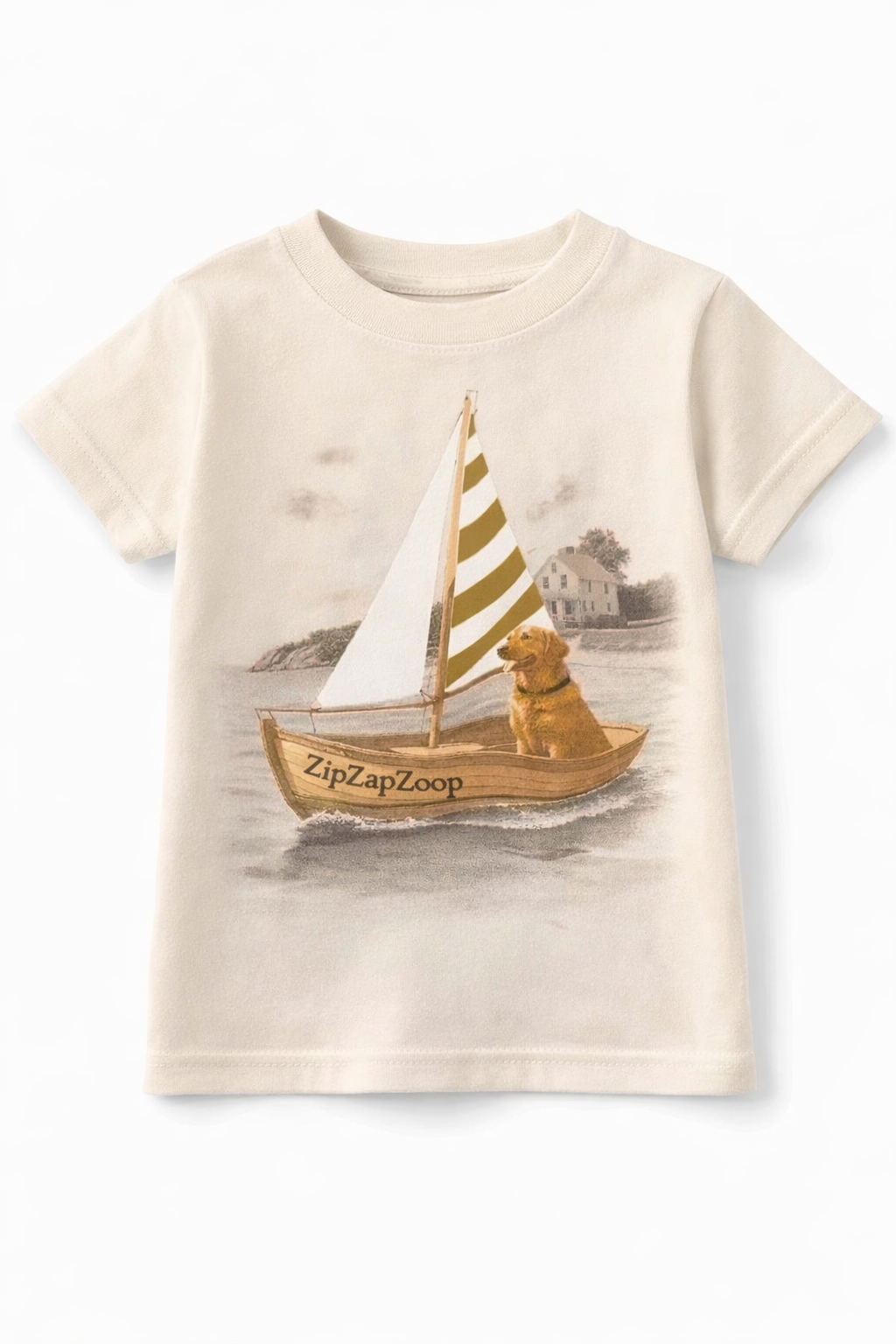 SAILING DOG  T-SHIRT FOR BOYS