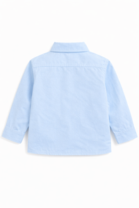 BOYS SAFARI SHIRT WITH ELEPHANT LION GIRAFFE PRINT