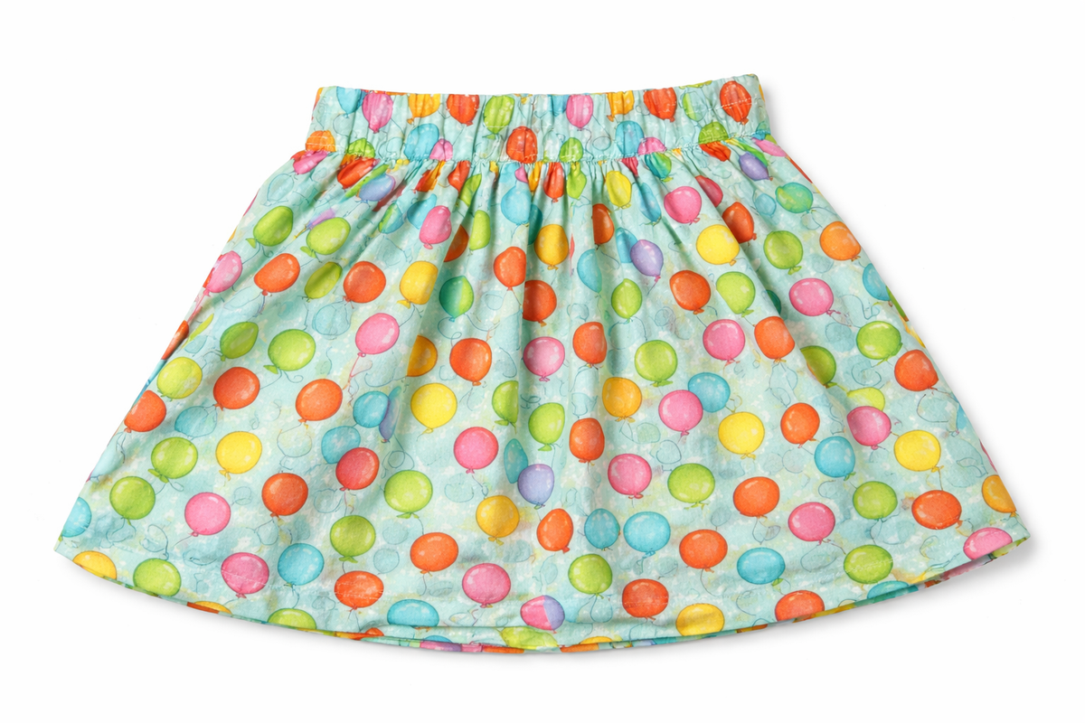 GIRLS CUTE MULTI-COLOUR BALLOON SKIRT