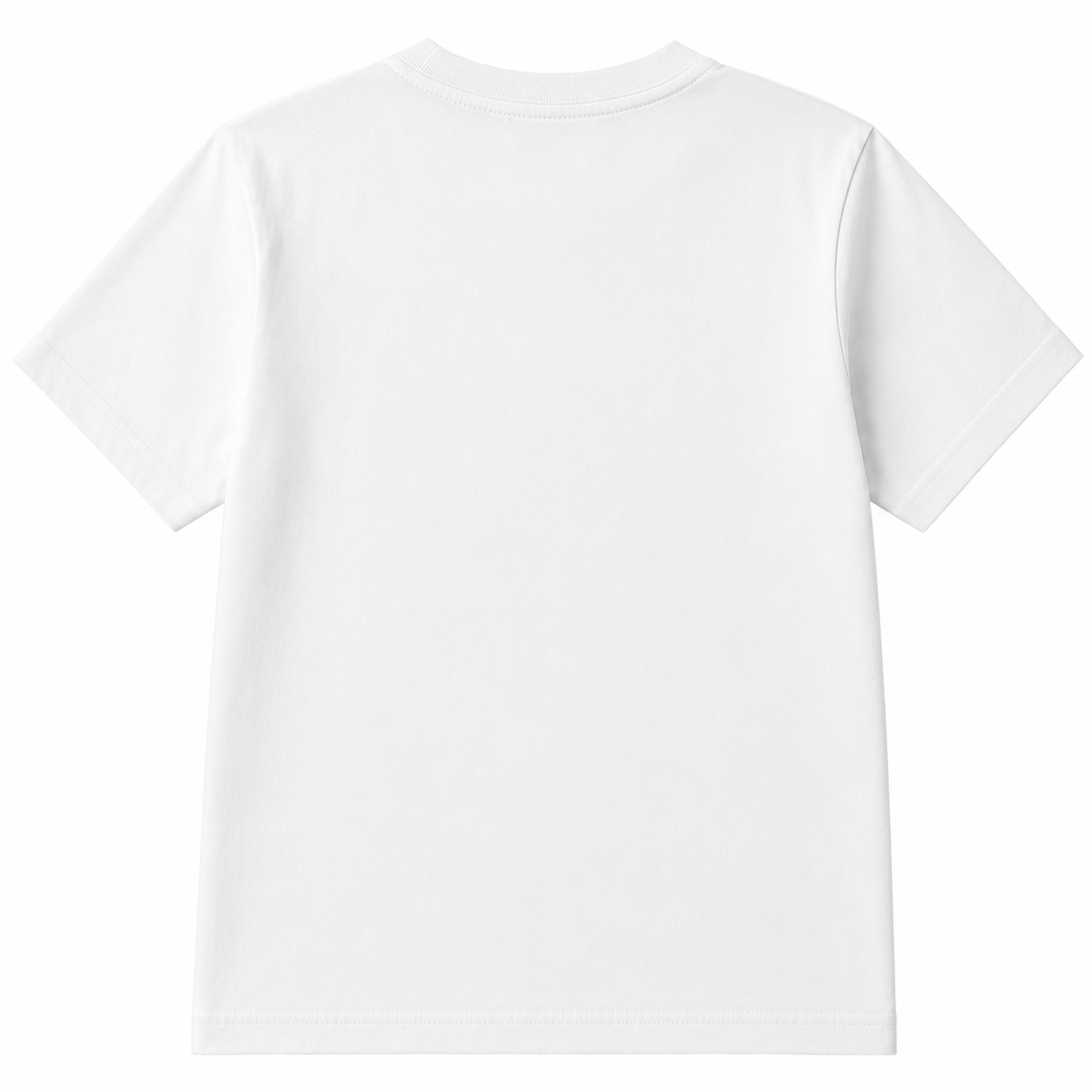 Kids White Cotton Lehra Do Graphic Print Half Sleeve T-Shirt