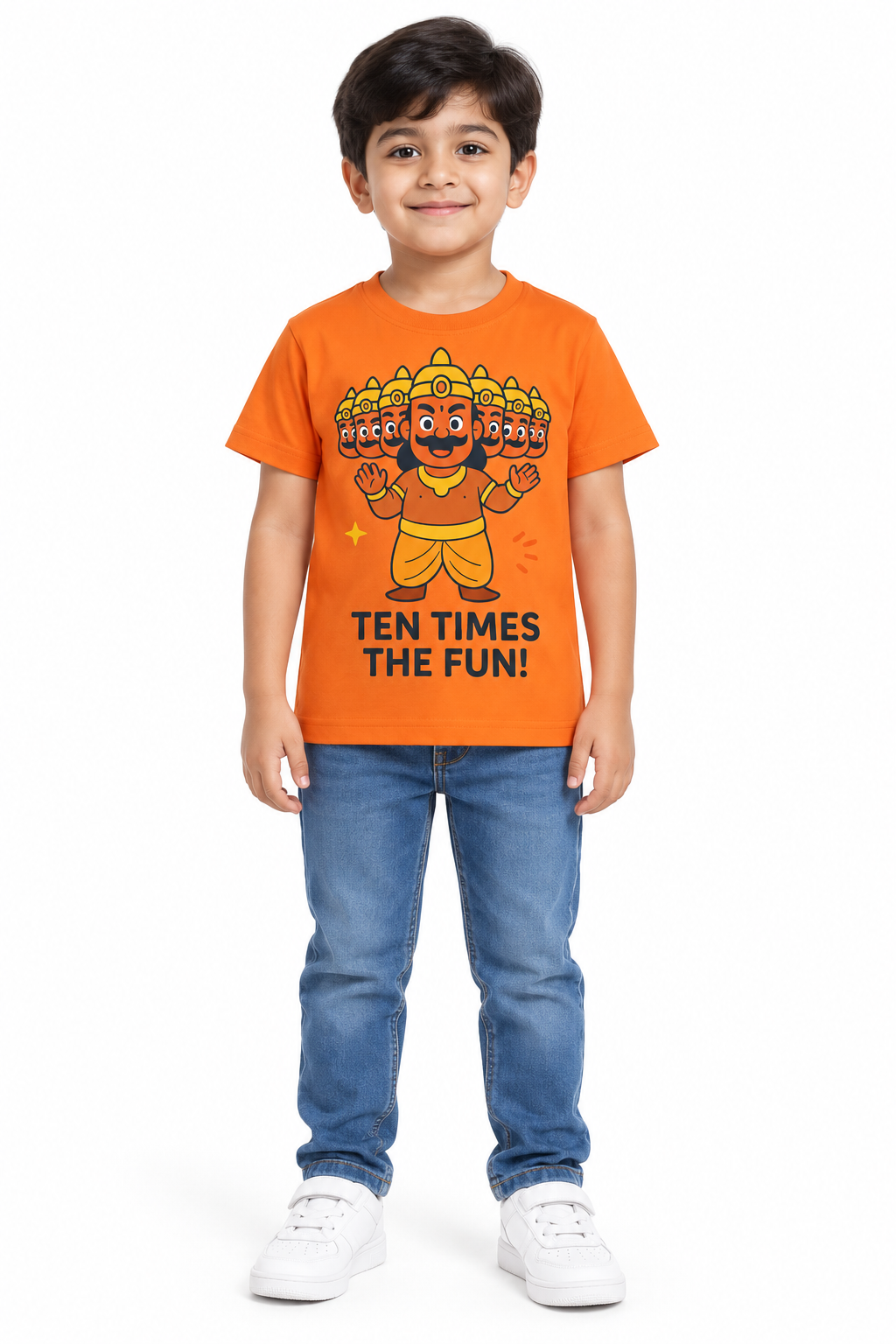 Kids Dusshera T-Shirt With Ravana - Ten Times The Fun