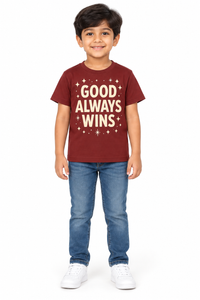 Kids Dusshera T-Shirt Good Always Wins