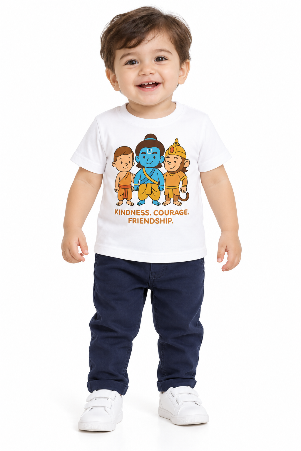 Kids Dusshera T-Shirt With Ram, Hanuman , Laxman Depitcing Kindess