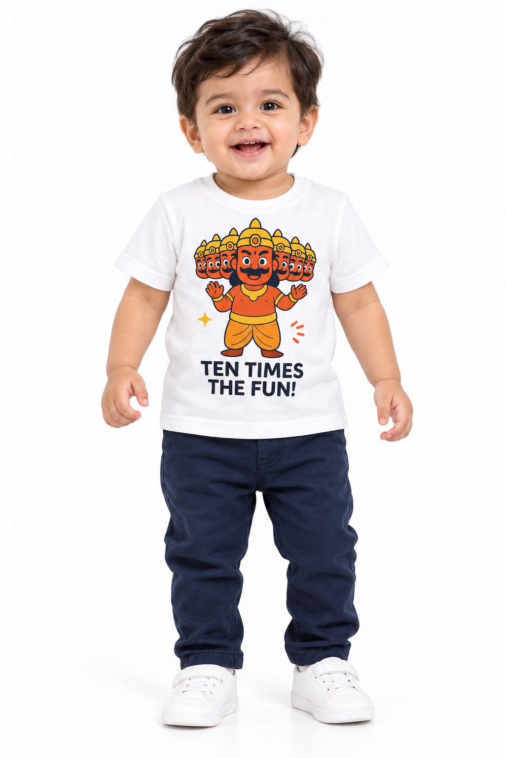 Kids Dusshera T-Shirt With Ravana - Ten Times The Fun