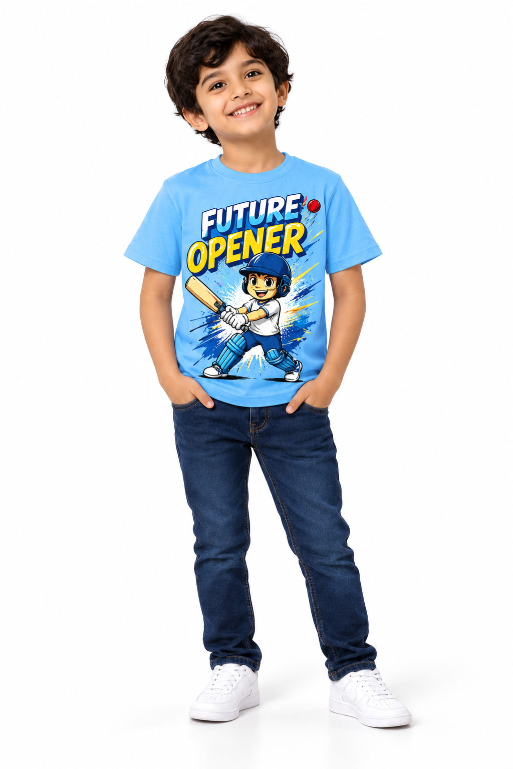 Future cricket lover future opener T-shirt