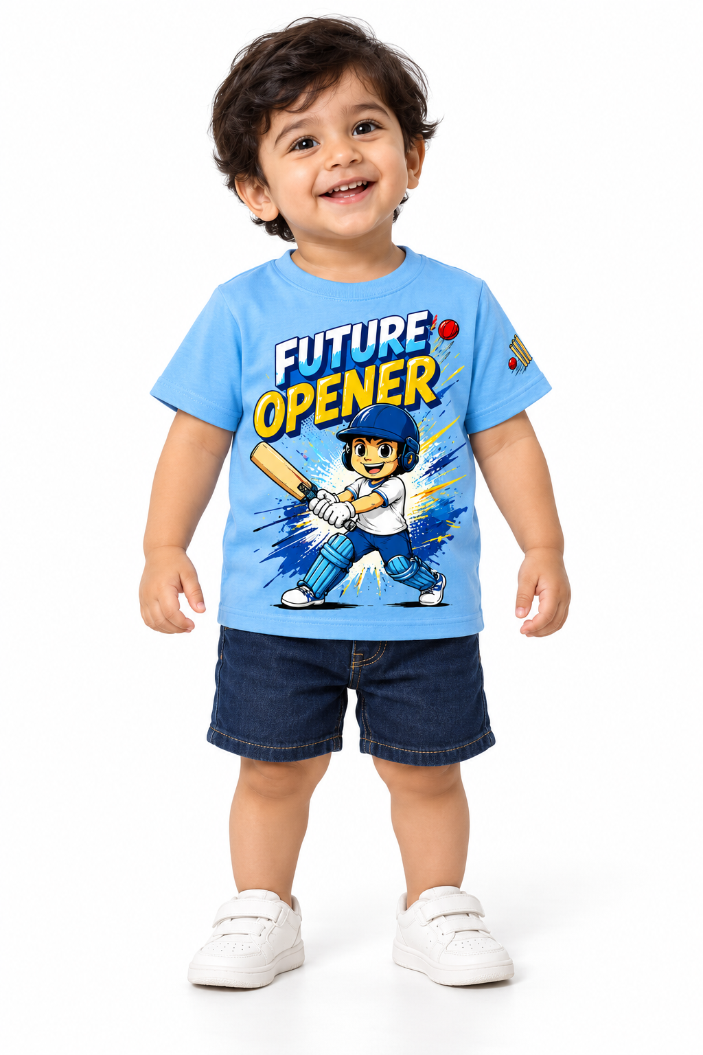 Future cricket lover future opener T-shirt