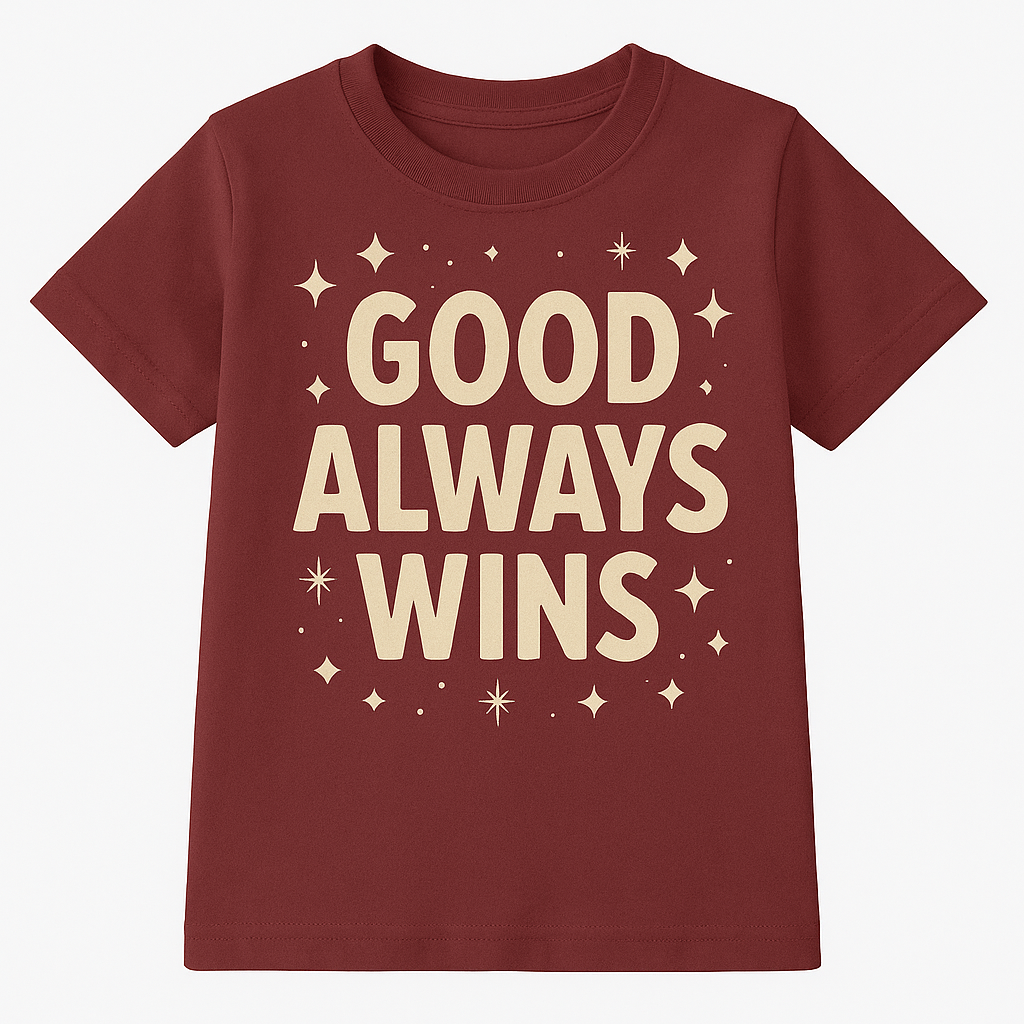 Kids Dusshera T-Shirt Good Always Wins