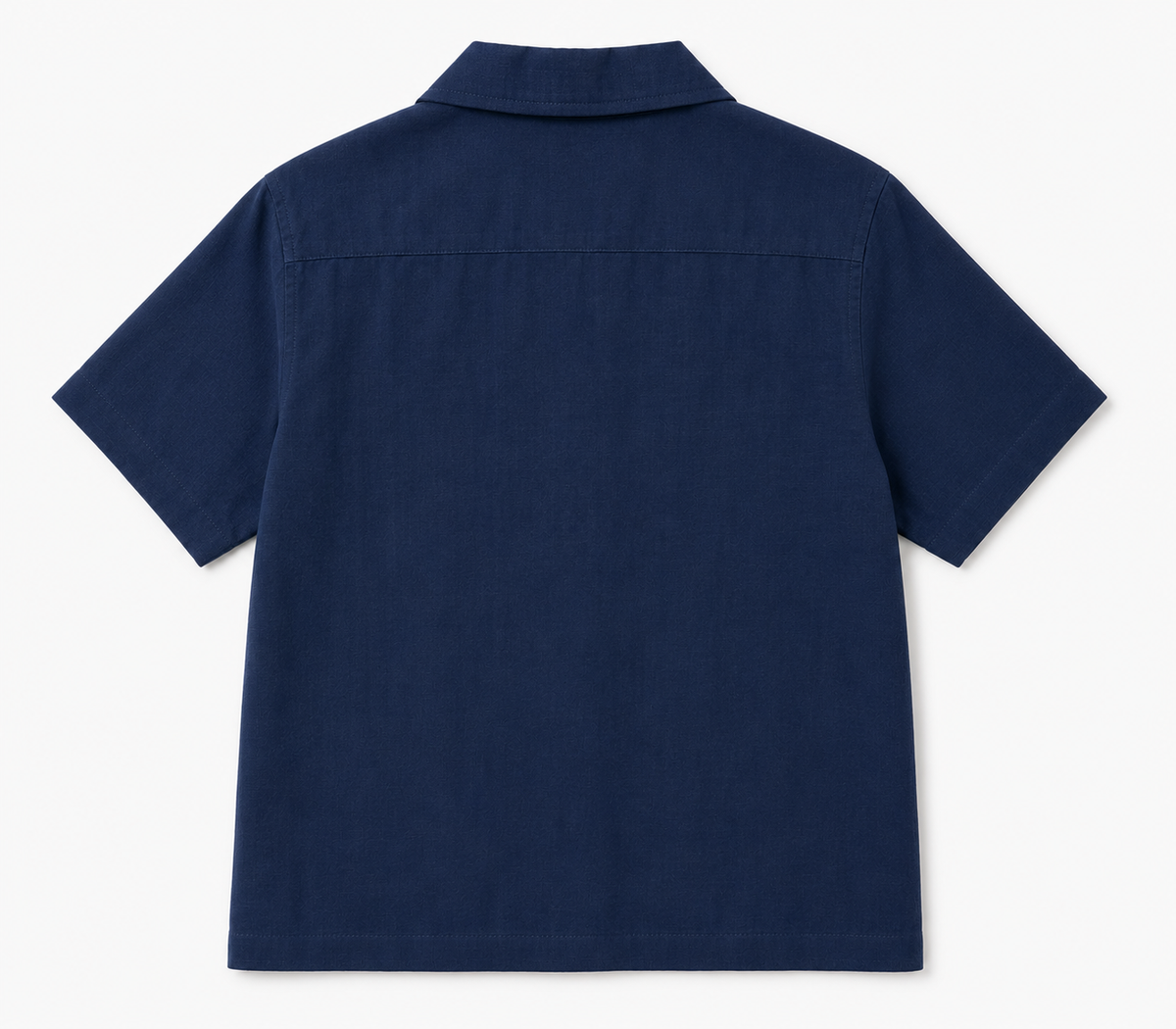 BOYS HAND EMBROIDERY VACATION SHIRT WITH PALM TREES AND SUN