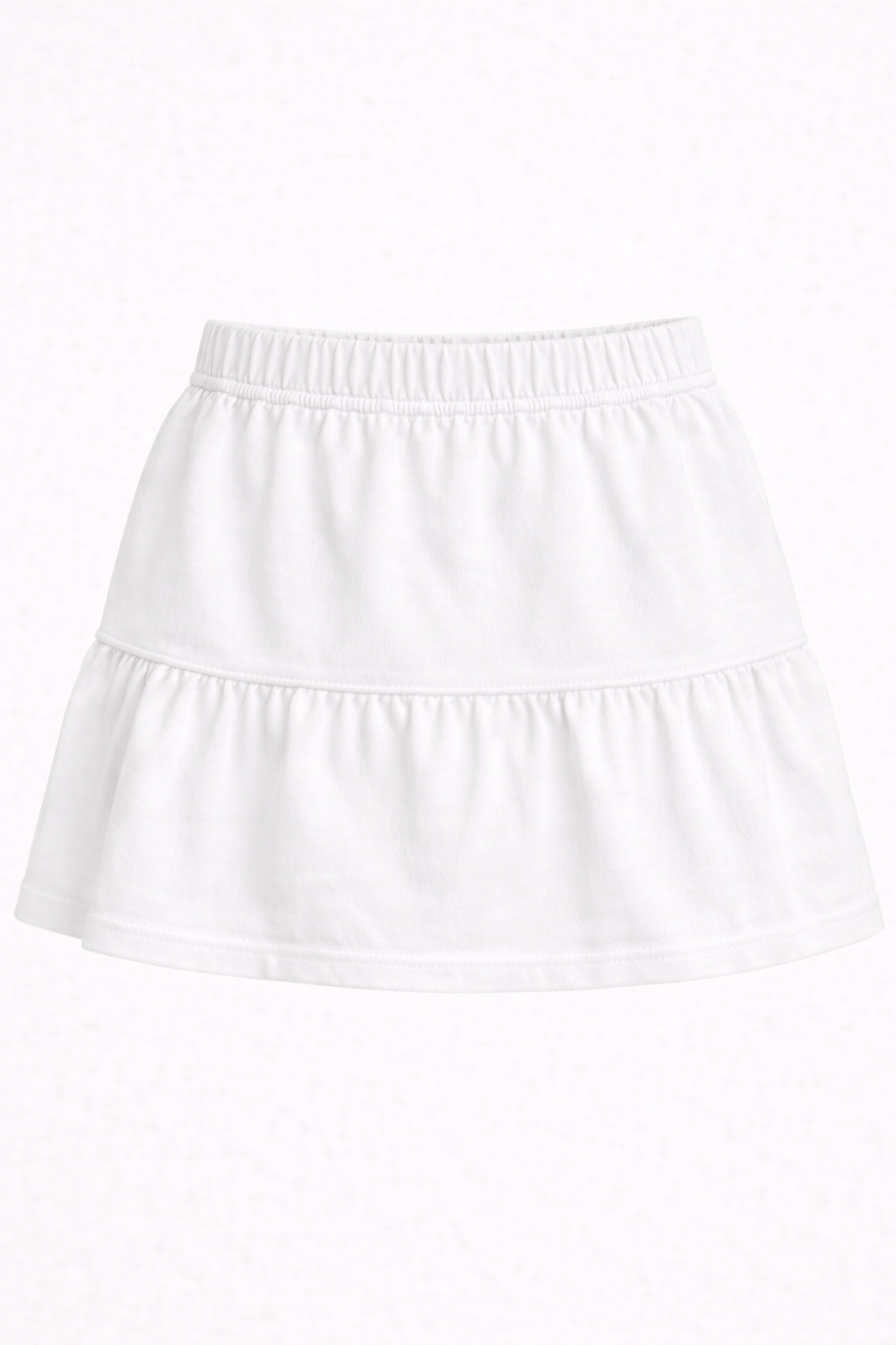 RED HEART T-SHIRT WITH HAND EMBROIDERY WITH WHITE SKIRT CO-ORD SET