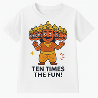 Kids Dusshera T-Shirt With Ravana - Ten Times The Fun