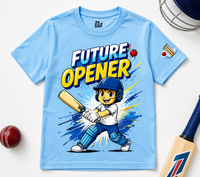 Future cricket lover future opener T-shirt