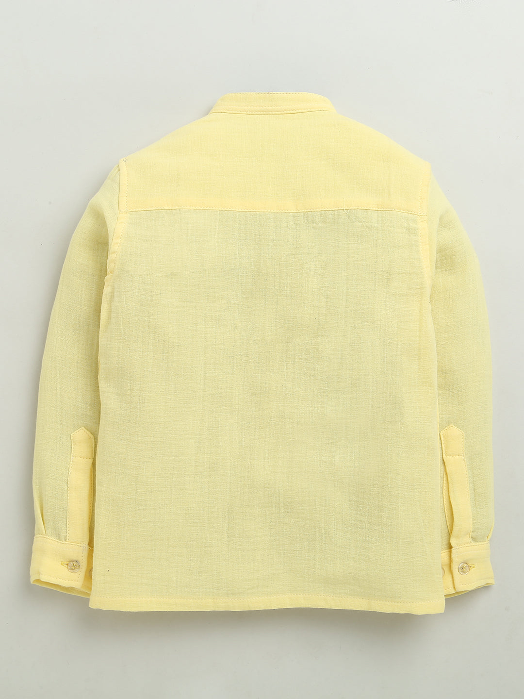 Boys Yellow Shirt & Denim Co-ord Set