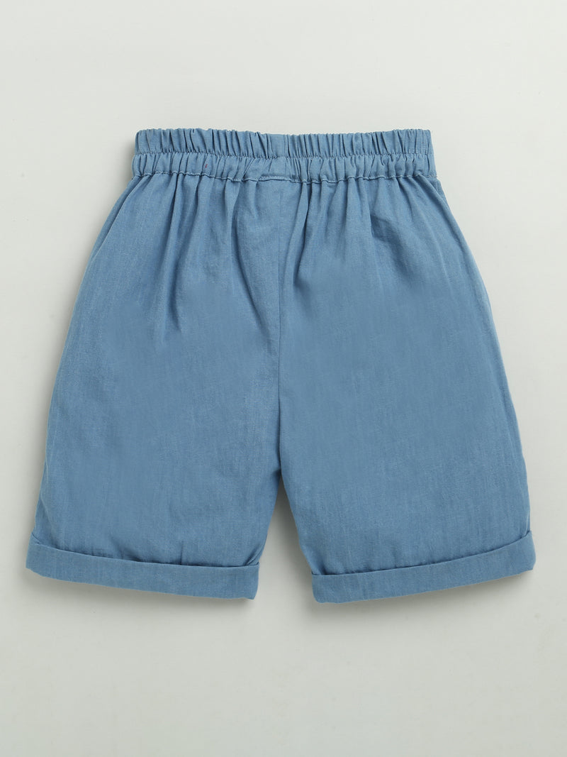 Boys Yellow Shirt & Denim Co-ord Set