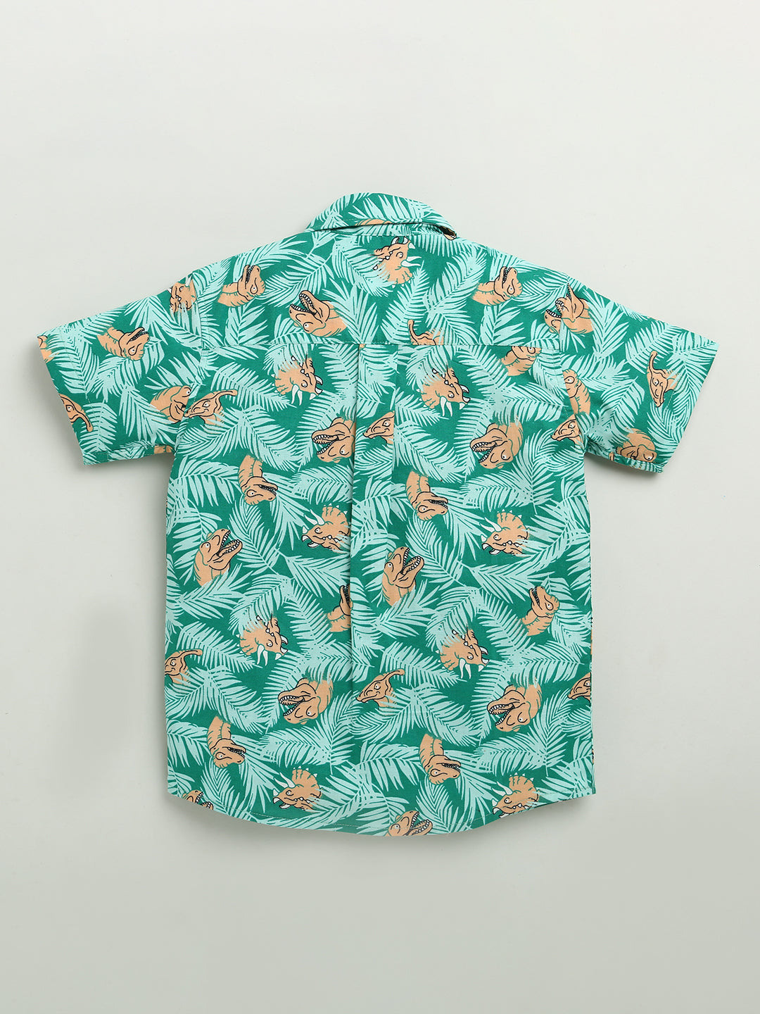 DINASOUR SHIRT WITH DENIM SHORTS