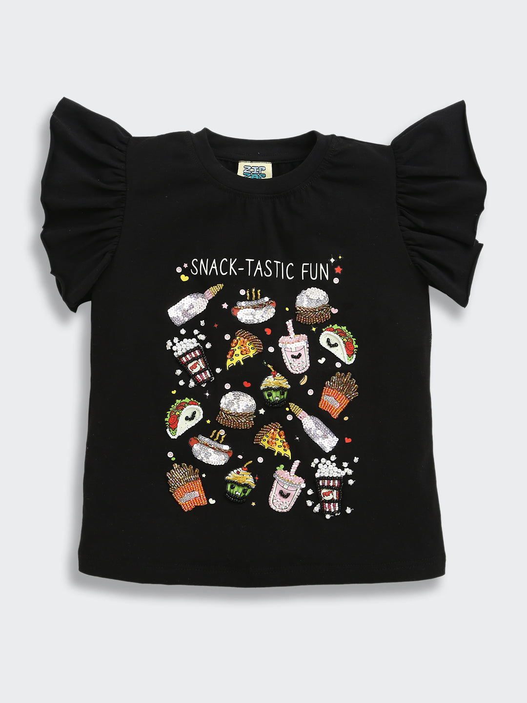 The Very Premium Snack-Tastic T-shirt With Exclusive Hand Embroidery