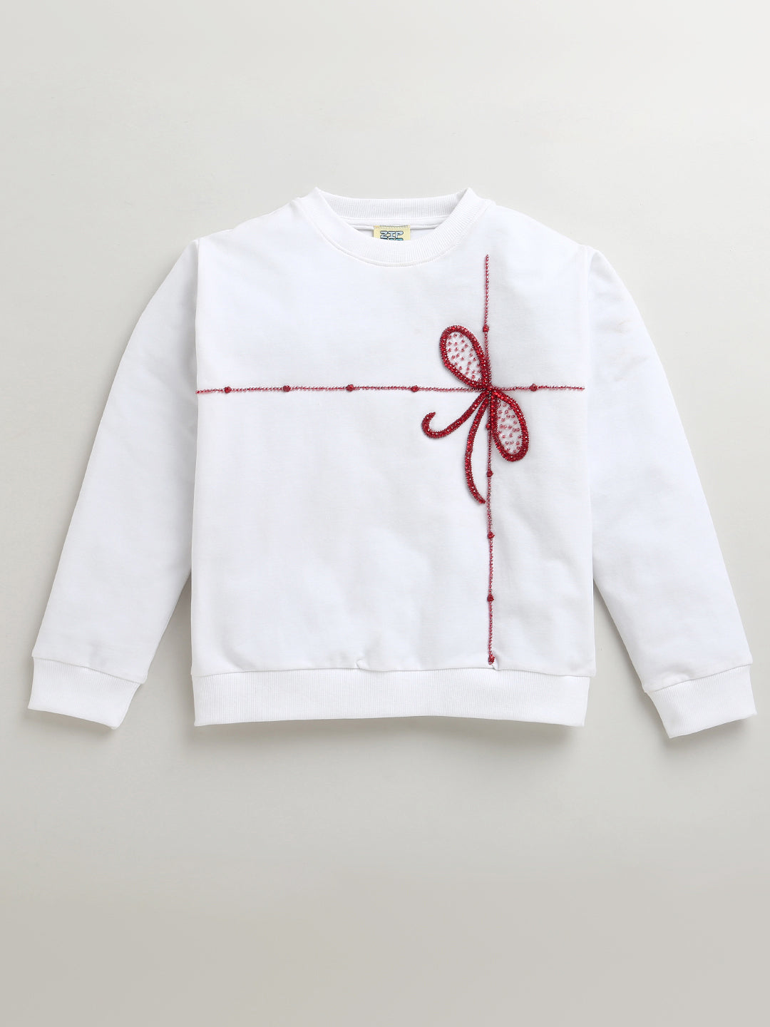 Limited Edition Hand Embroidery Gift Wrap Sweatshirt