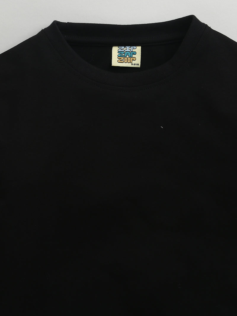 Black & Silver Sequined Festive Sweatshirt