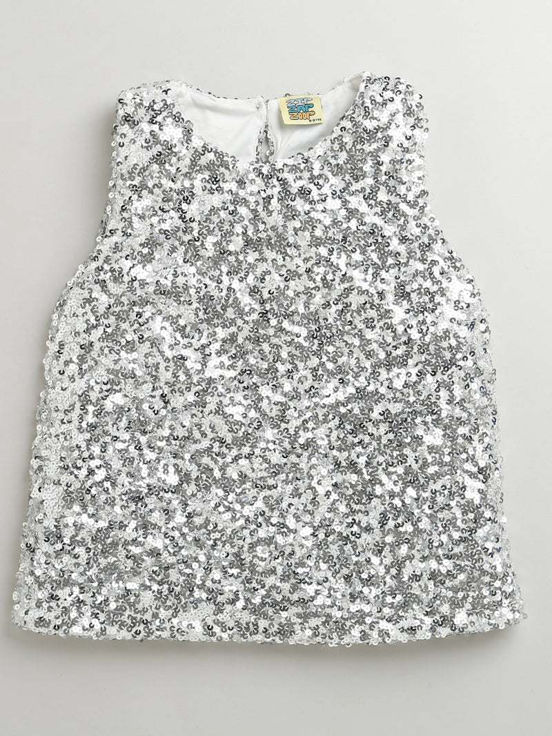 Silver Sequiencd Cord Set