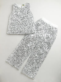 Silver Sequiencd Cord Set