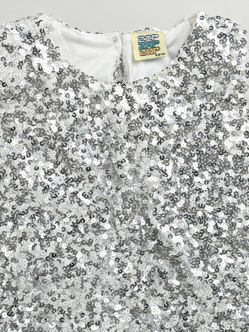 Silver Sequiencd Cord Set