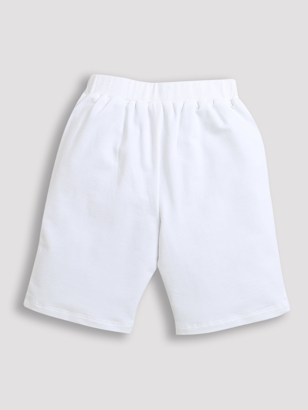 Pack of 2 Black-Wohoo & White-Future Print Cotton Shorts – ZipZapZoop