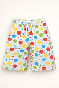 BOYS BALLOON T-SHIRT WITH BIG DOTS SHORTS SET