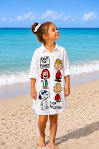 The "Mama & Mini" White Printed Shirts