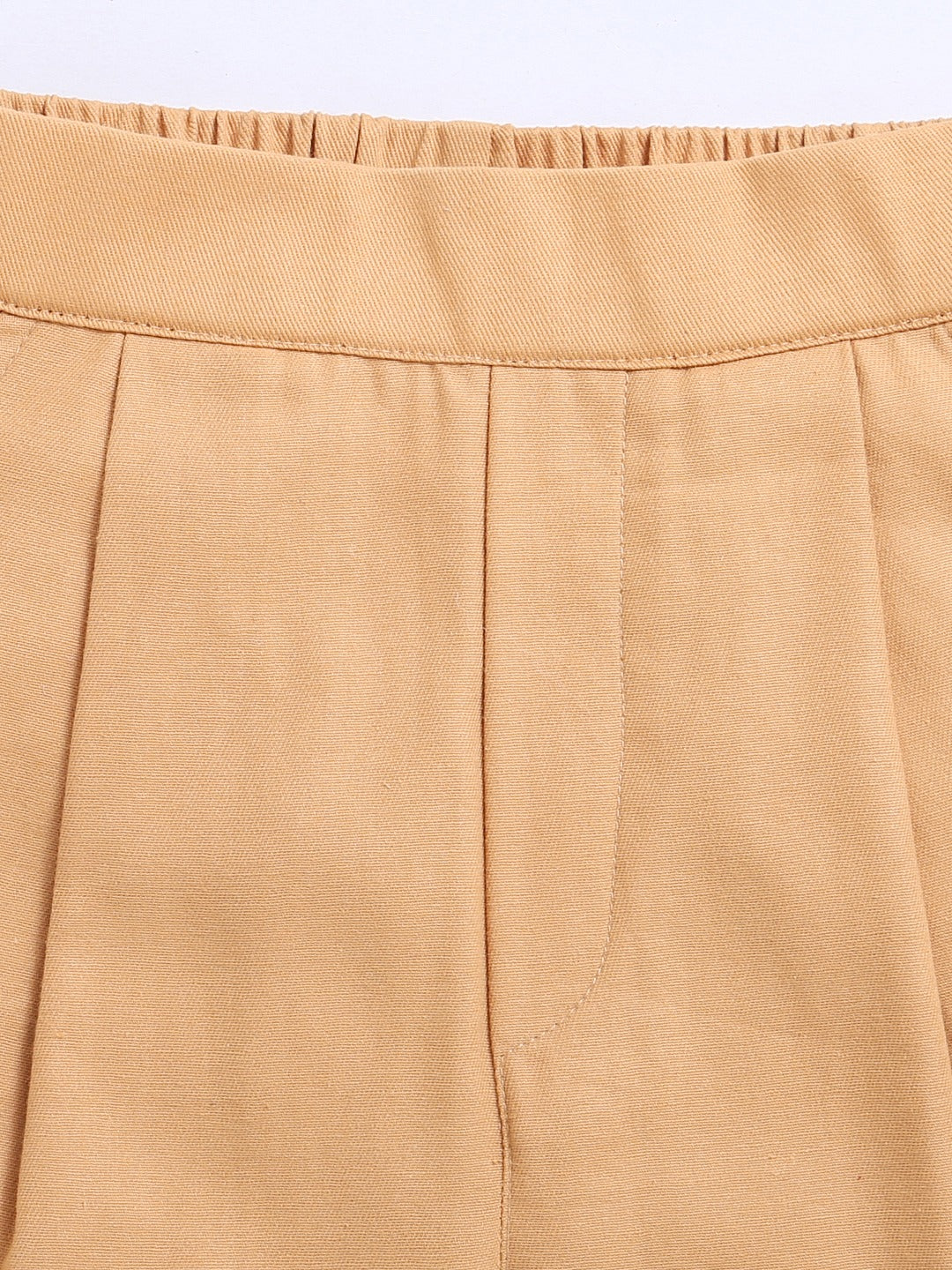Light Brown Boys Embroidered Shirt & Shorts Co-ord Set (Copy)