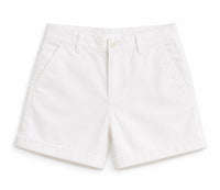 Boys Premium Cotton Yellow Palm Print Shirt with White Shorts Co-Ord Set